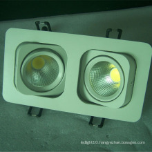 top quality square led downlight parts